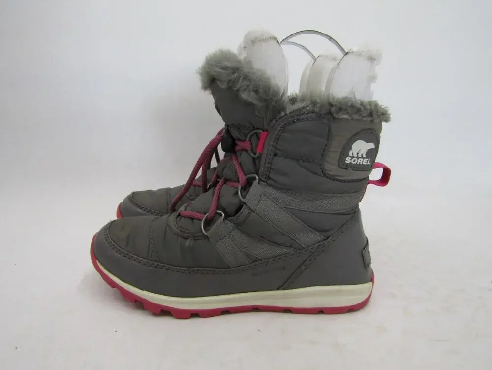 Sorel Little Kids Youth 2 Gray Waterproof Insulated Snow Boots